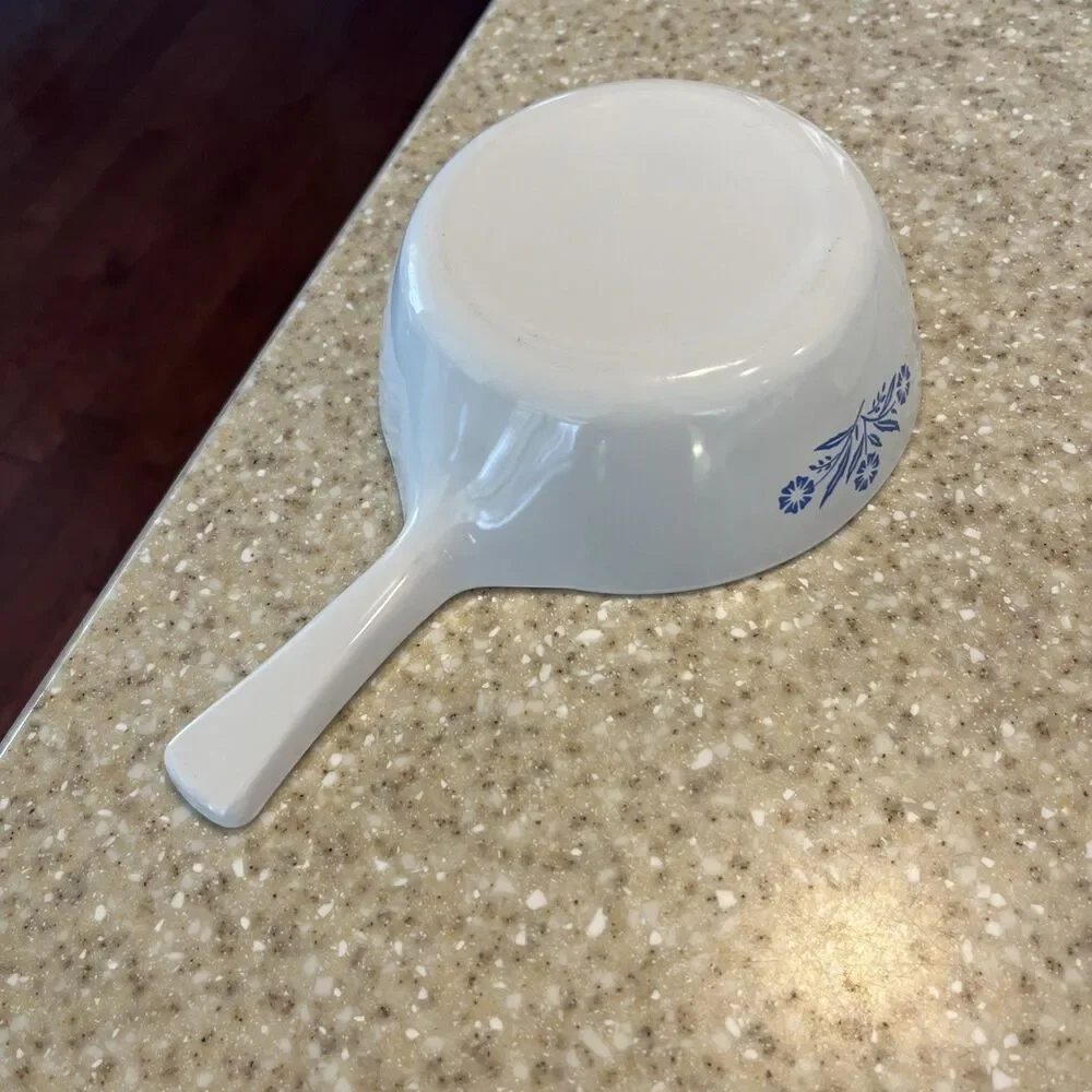 Corning Ware Blue Cornflower P-83-B 6-1/2 Inch Handled Skillet - Excellent